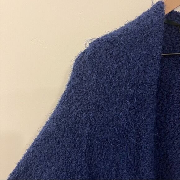 Torrid Popcorn Duster Open Front Sweater Blue 1/1X - Picture 8 of 16